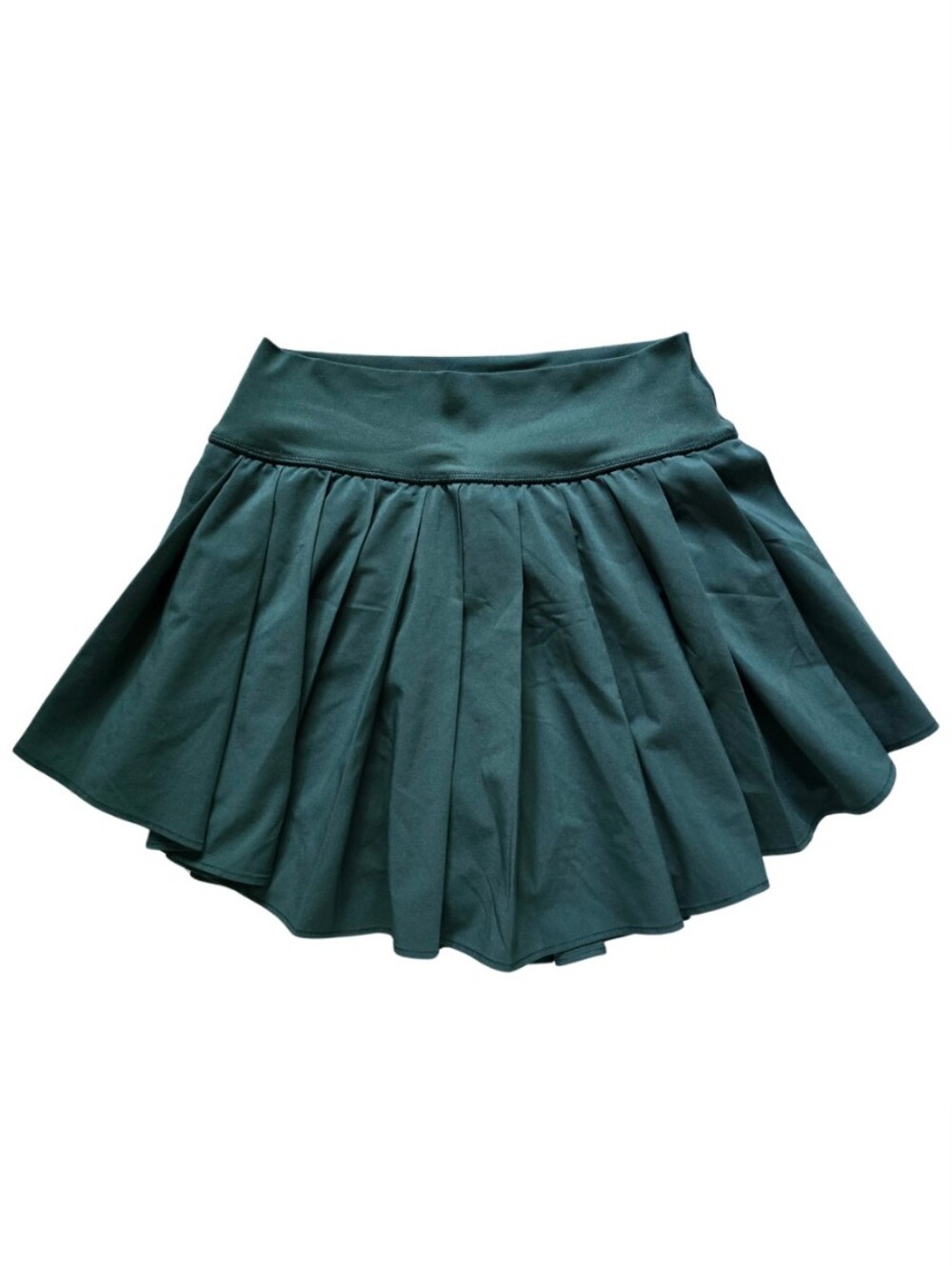 Offline By Aerie Real Me Pleated Tennis Skirt Skort Dark Green Olive Active XS